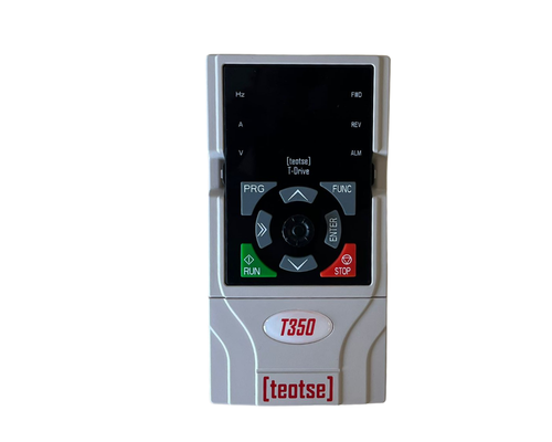 T350 Teotse AC hız kontrol cihazları (VFD – Variable Frequency Drive), elektrik motorlarının hızını ve torkunu kontrol etmek için kullanılan ileri seviye endüstriyel sürücülerdir. Frekans ve gerilim